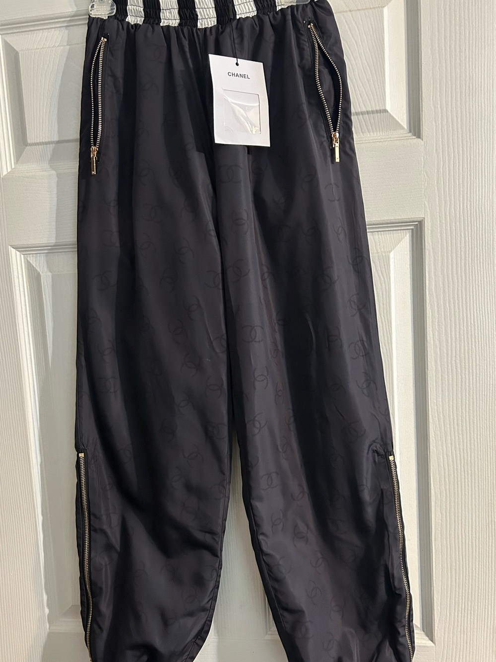Chanel logo Track Pants